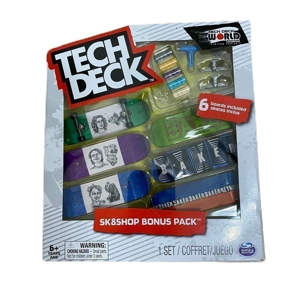 Tech Deck Sk8shop Bonus Pack Finger Skate Boards NEW Kids Toy